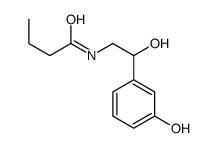 N-[2-hydroxy-2-(3-hydroxyphenyl)ethyl]butanamide Structure