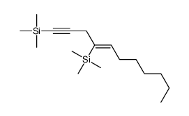 trimethyl(1-trimethylsilylundec-4-en-1-yn-4-yl)silane Structure