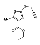ethyl 5-amino-2-prop-2-ynylsulfanyl-1,3-thiazole-4-carboxylate Structure