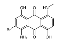 1-aminobromo-4,8-dihydroxy-5-(methylamino)anthraquinone结构式