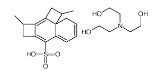 Naphthalenesulfonic acid, bis(tripropylene)-, compd. with 2,2,2-nitrilotrisethanol (1:1)结构式