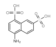 4-aminonaphthalene-1,7-disulphonic acid structure