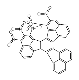 pentanitrodiacenaphtho[1,2-j:1',2'-l]fluoranthene结构式