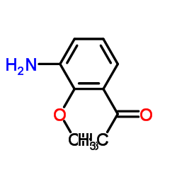 Ethanone, 1-(3-amino-2-methoxyphenyl)- (9CI)结构式