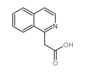 2-isoquinolin-1-ylacetic acid Structure