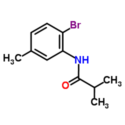 N-(2-Bromo-5-methylphenyl)-2-methylpropanamide结构式