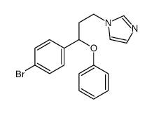 1-[3-(4-bromophenyl)-3-phenoxypropyl]imidazole Structure