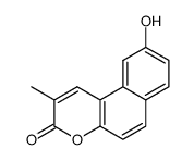 9-hydroxy-2-methyl-benzo[f]chromen-3-one Structure