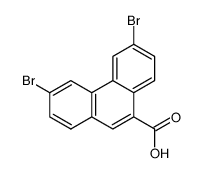 3,6-dibromophenanthrene-9-carboxylic acid Structure