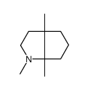 1,3a,6a-trimethyl-3,4,5,6-tetrahydro-2H-cyclopenta[b]pyrrole Structure