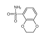 2,3-dihydro-1,4-benzodioxine-5-sulfonamide结构式