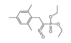 2-(2-diethoxyphosphoryl-2-sulfinylethyl)-1,3,5-trimethylbenzene Structure