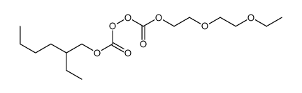 2-(2-ethoxyethoxy)ethoxycarbonyloxy 2-ethylhexyl carbonate Structure