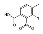 3-IODO-4-METHYL-2-NITROBENZOICACID structure