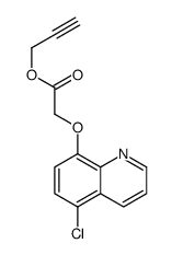 prop-2-ynyl 2-(5-chloroquinolin-8-yl)oxyacetate Structure