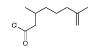 3,7-dimethyloct-7-enoyl chloride结构式