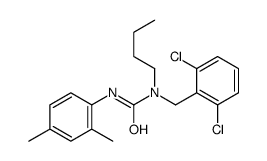 1-butyl-1-[(2,6-dichlorophenyl)methyl]-3-(2,4-dimethylphenyl)urea结构式