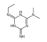 4-N-ethyl-2-N,2-N-dimethyl-1,3,5-triazine-2,4,6-triamine结构式