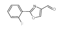 2-(2-FLUORO-PHENYL)-OXAZOLE-4-CARBALDEHYDE Structure