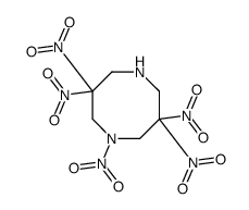 1,3,3,7,7-pentanitro-1,5-diazocane Structure