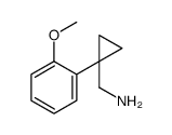 1-(2-甲氧基苯基)环丙烷甲胺结构式