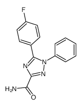 5-(4-fluorophenyl)-1-phenyl-1,2,4-triazole-3-carboxamide Structure