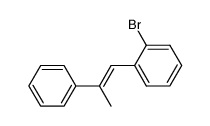 (E)-1-bromo-2-(2-methyl-2-phenylethenyl)benzene Structure