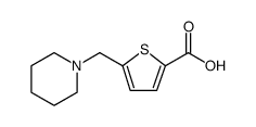 2-Thiophenecarboxylic acid, 5-(1-piperidinylmethyl)图片