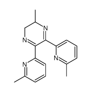 2-methyl-5,6-bis(6-methylpyridin-2-yl)-2,3-dihydropyrazine结构式