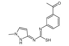 1-(3-Acetylphenyl)-3-(1-methyl-1H-pyrazol-3-yl)thioure Structure