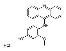 4-(9-acridinylamino)-3-methoxyphenol hydrochloride Structure