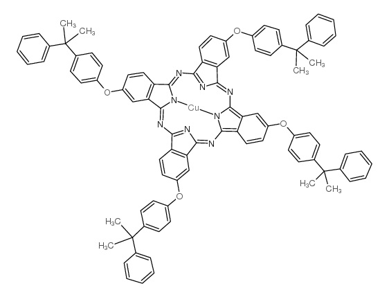 COPPER(II) TETRAKIS(4-CUMYLPHENOXY)- structure