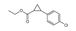 Ethyl 2-(4-chlorophenyl)cyclopropanecarboxylate structure