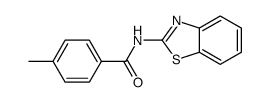 N-(1,3-benzothiazol-2-yl)-4-methylbenzamide Structure