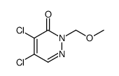 3(2H)-Pyridazinone, 4,5-dichloro-2-(methoxymethyl)结构式