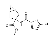 methyl 1-[(5-chloro-thiophen-2-yl)-carbonylamino]-3,4-epoxy-cyclopentane-1-carboxylate Structure