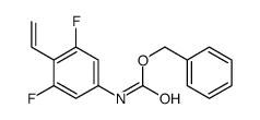 benzyl N-(4-ethenyl-3,5-difluorophenyl)carbamate结构式