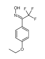 N-[1-(4-ethoxyphenyl)-2,2,2-trifluoroethylidene]hydroxylamine Structure