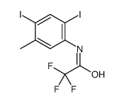 N-(2,4-diiodo-5-methylphenyl)-2,2,2-trifluoroacetamide结构式