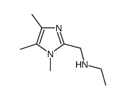 Ethyl-(1,4,5-trimethyl-1H-imidazol-2-ylmethyl)-amine Structure