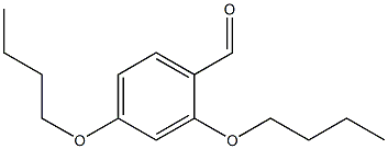 2,4-二丁氧基苯甲醛结构式