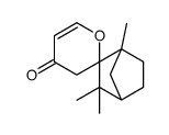 1,3,3-trimethylspiro[bicyclo[2.2.1]heptane-2,2'-[2H]pyran]-4'(3'H)-one结构式