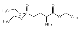 (D,L)-(+,-)-2-Amino-4-(diethylphosphono)butanoic acid, ethyl ester Structure