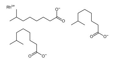 rhodium tris(isononanoate) structure