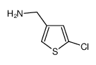 (5-chlorothiophen-3-yl)methanamine Structure