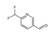6-(difluoromethyl)pyridine-3-carbaldehyde结构式