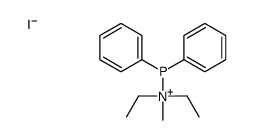 diphenylphosphanyl-diethyl-methylazanium,iodide Structure