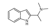 1-(1H-indol-2-yl)-N,N-dimethylethanamine结构式