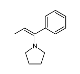 1-(1-phenyl-1-propenyl)-pyrrolidine Structure