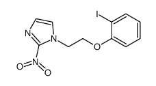 1-[2-(2-iodophenoxy)ethyl]-2-nitroimidazole结构式